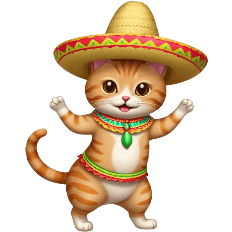 Cat salsa dancing emoji