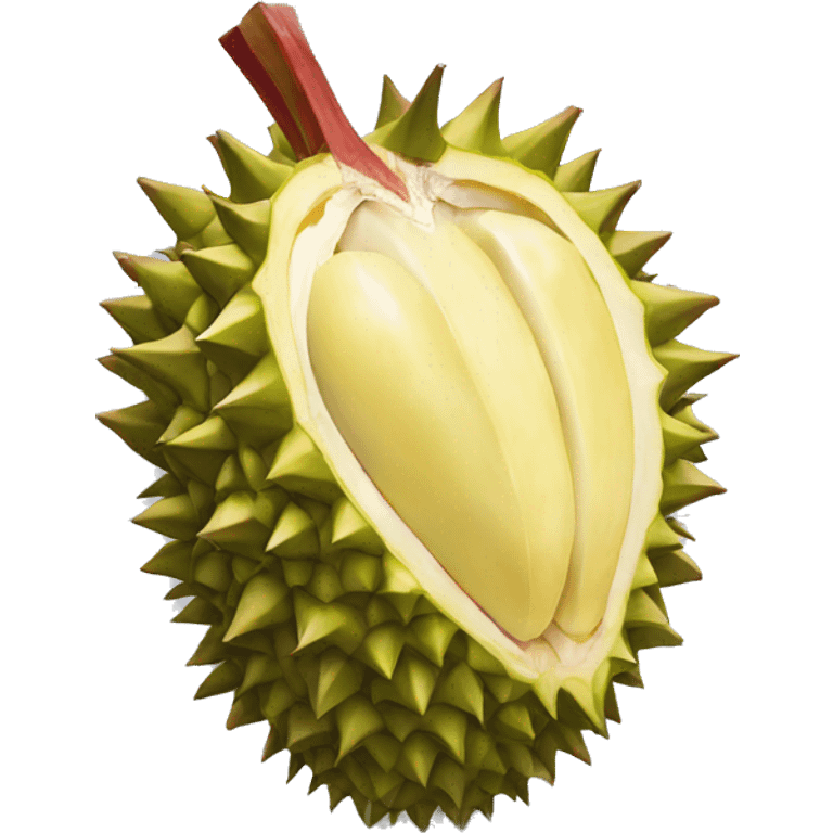 red durian emoji