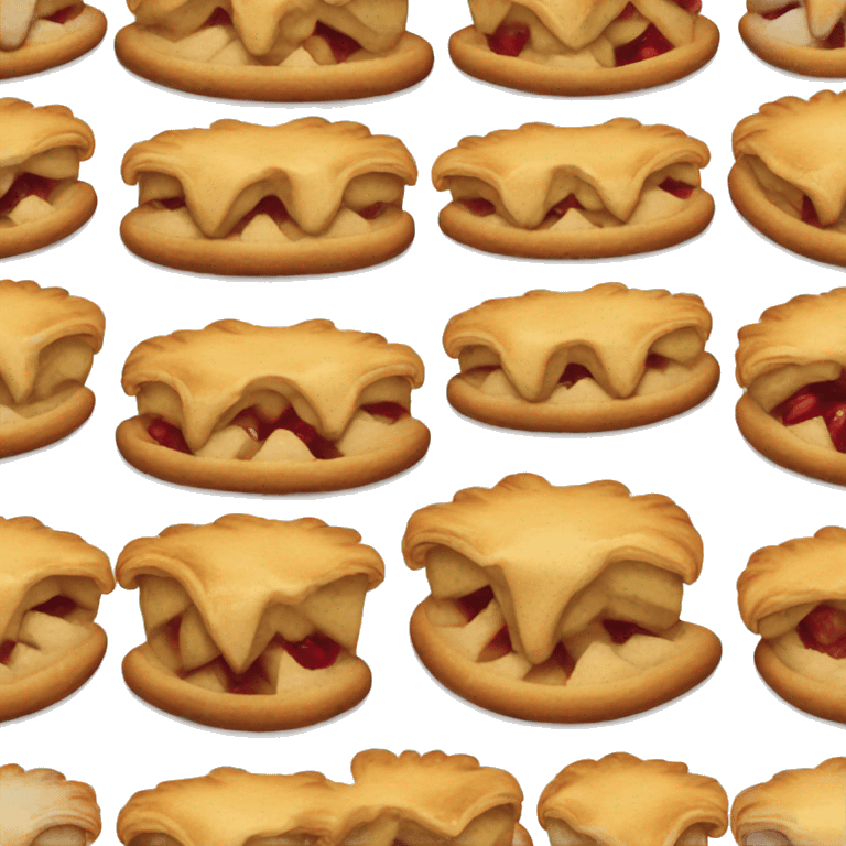 An apple pie  emoji