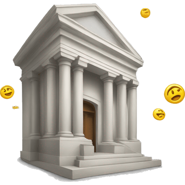 financial institution emoji