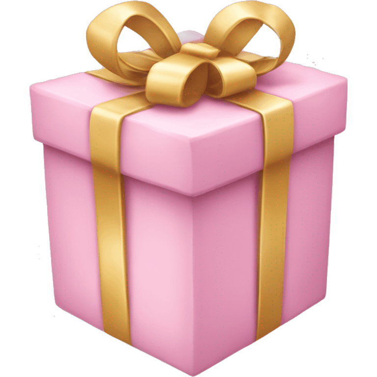 Pastel pink gift emoji