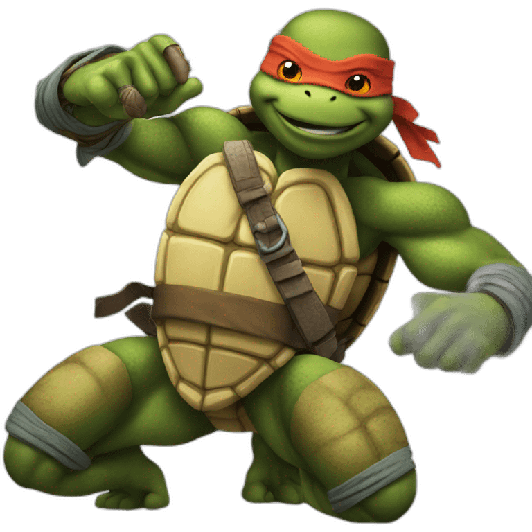 Ninja turtle gre emoji