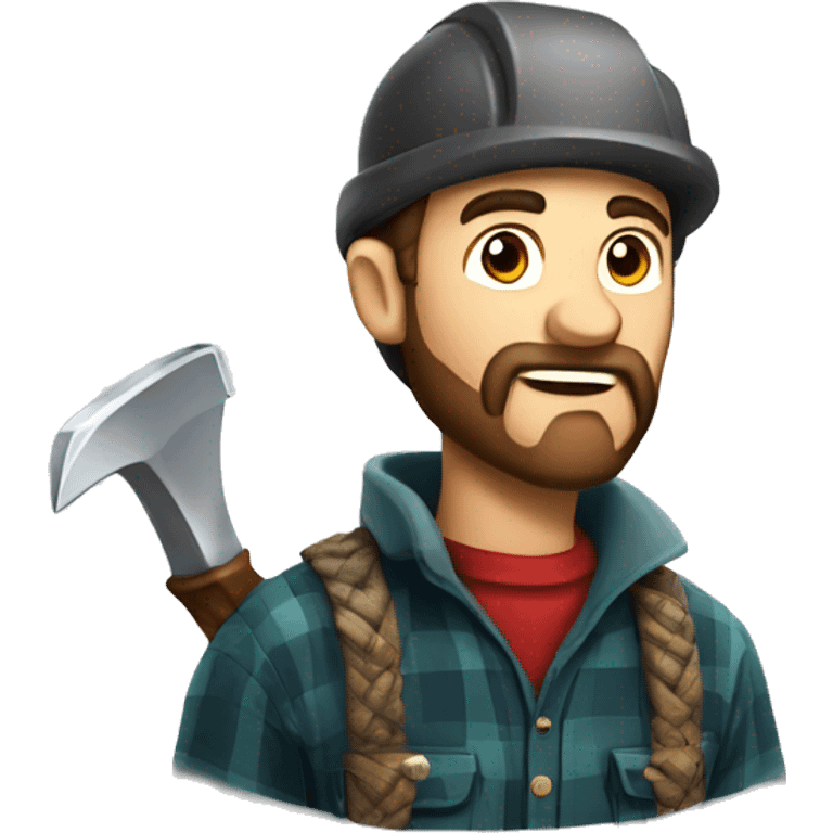 lumberjack in winter robrs emoji