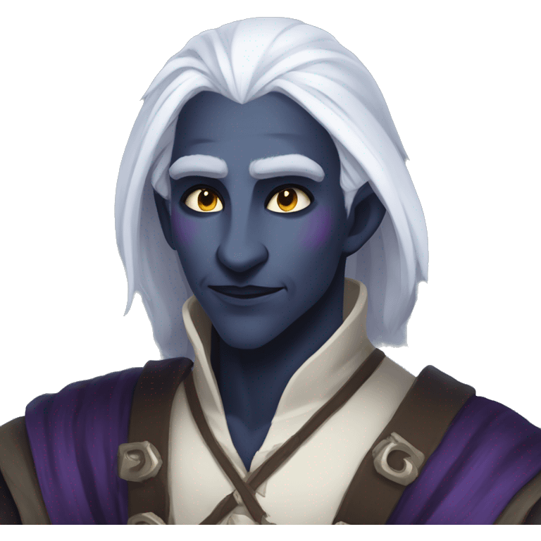 Drow bard dnd smug look emoji