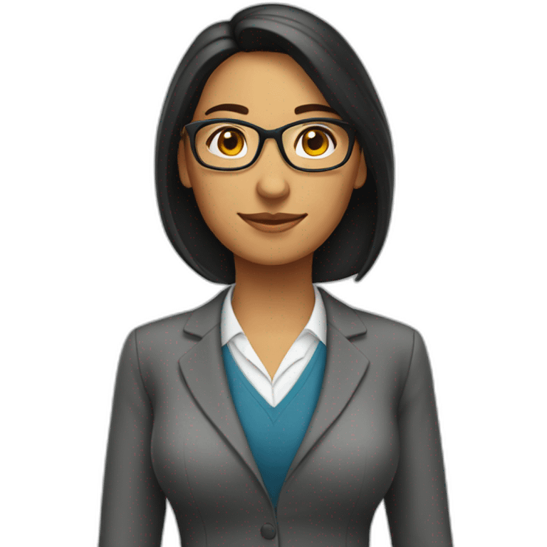 school teacher latin american woman emoji