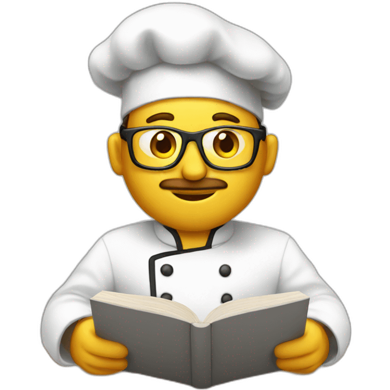 chef reading emoji