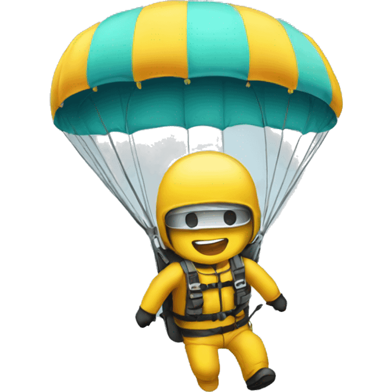 The parachutist emoji emoji