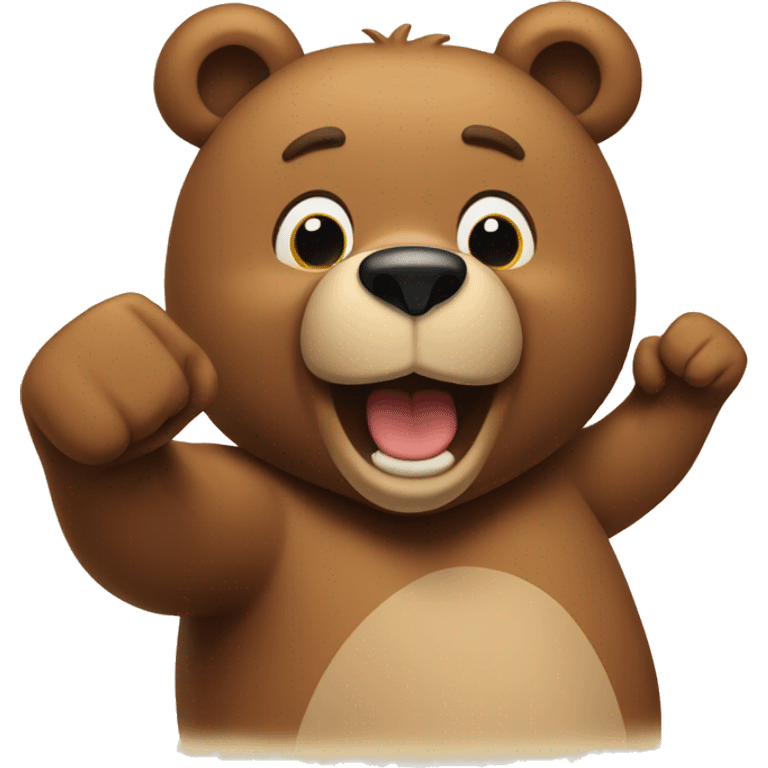 Bear giving a thumbs up  emoji