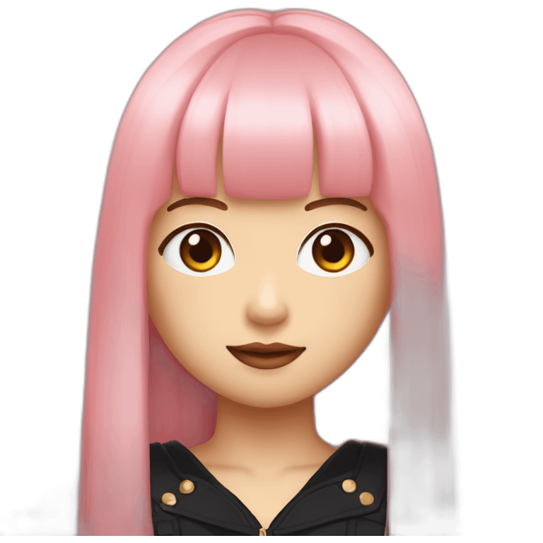 LISA from blackpink emoji