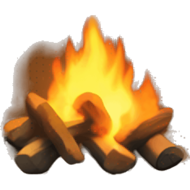 camp fireplace emoji