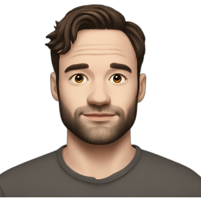 Charlie cox with fade undercut  emoji