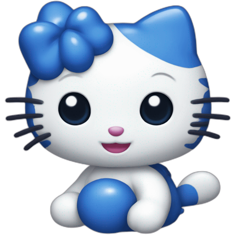 Hello kitty blueberry emoji