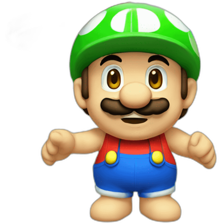 Mario beach emoji