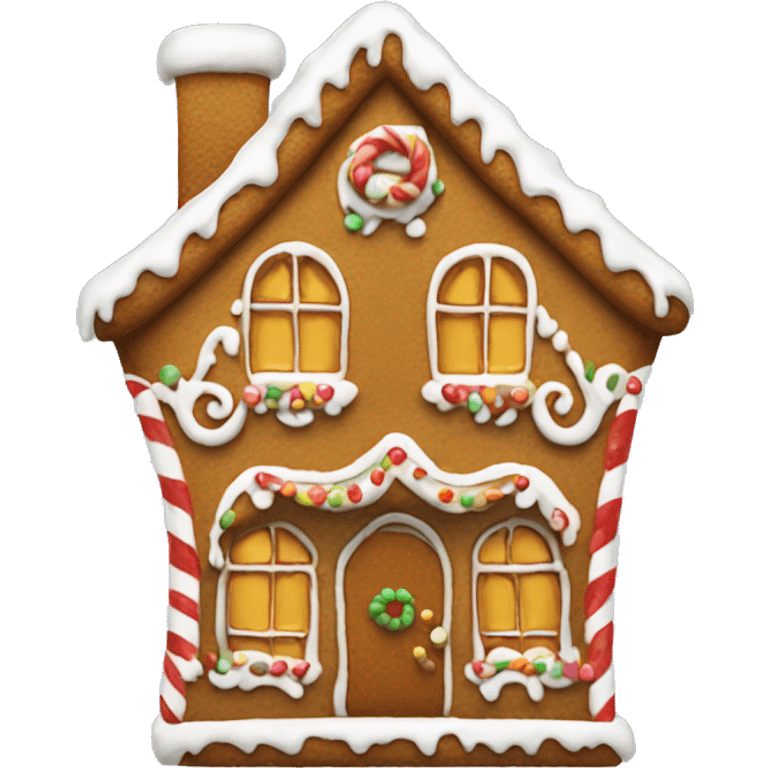 Ginger bread house  emoji