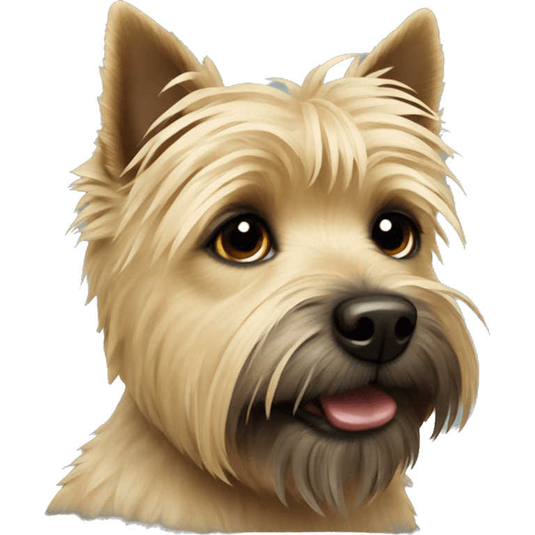 Blonde cairn terrier emoji