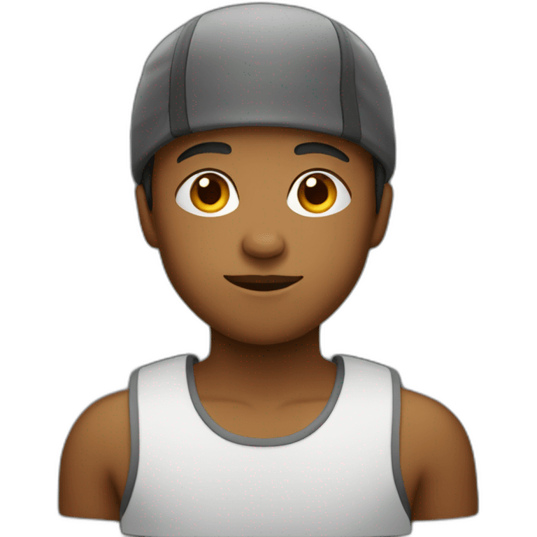 Boy with a kap  emoji