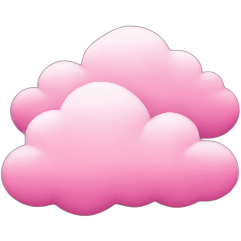 Pink clouds emoji