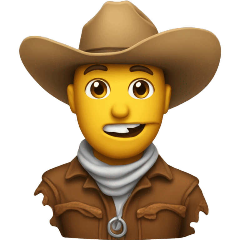 Cowboy worm emoji