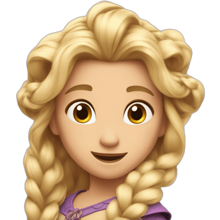 Raiponce qui pleur emoji