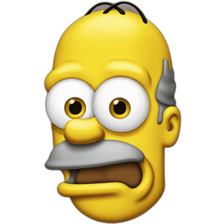 homer simpsons head emoji