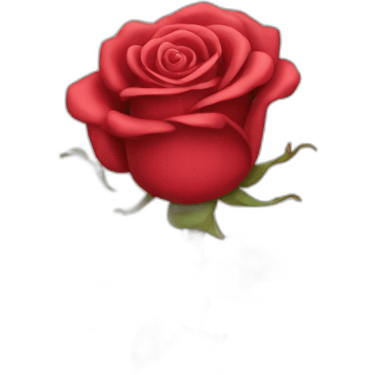 Rose rouge emoji