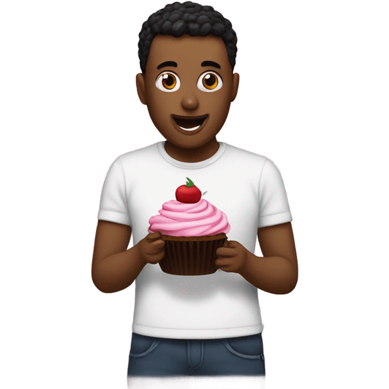 EDP eating a cupcake emoji