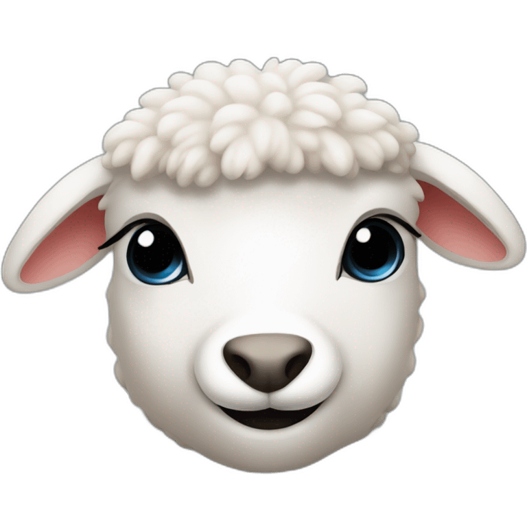 Emoji lamb’s eye emoji