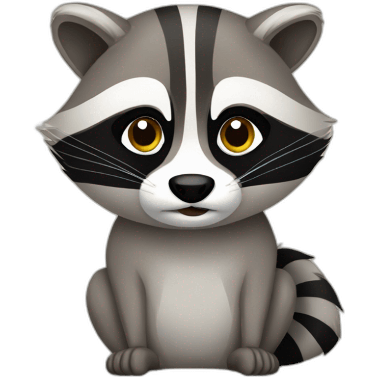 Raccoon in italiy emoji