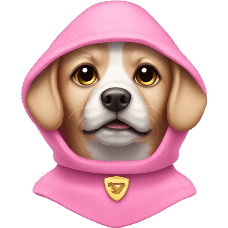 pink costume for a dog emoji