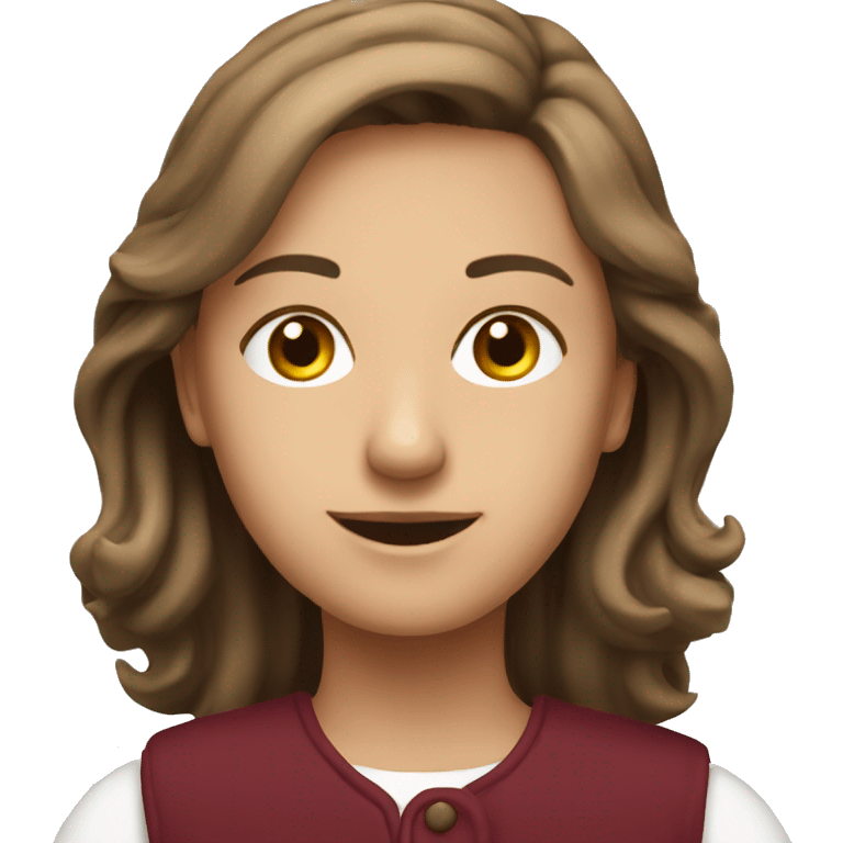 Burgundy textbook emoji