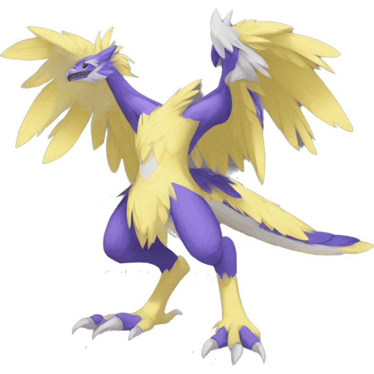 Anthro Sona Fakemon Raptor Full Body emoji