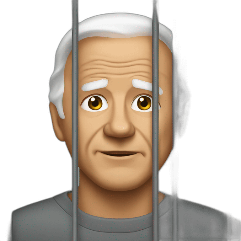 biden prisoner behind bars emoji