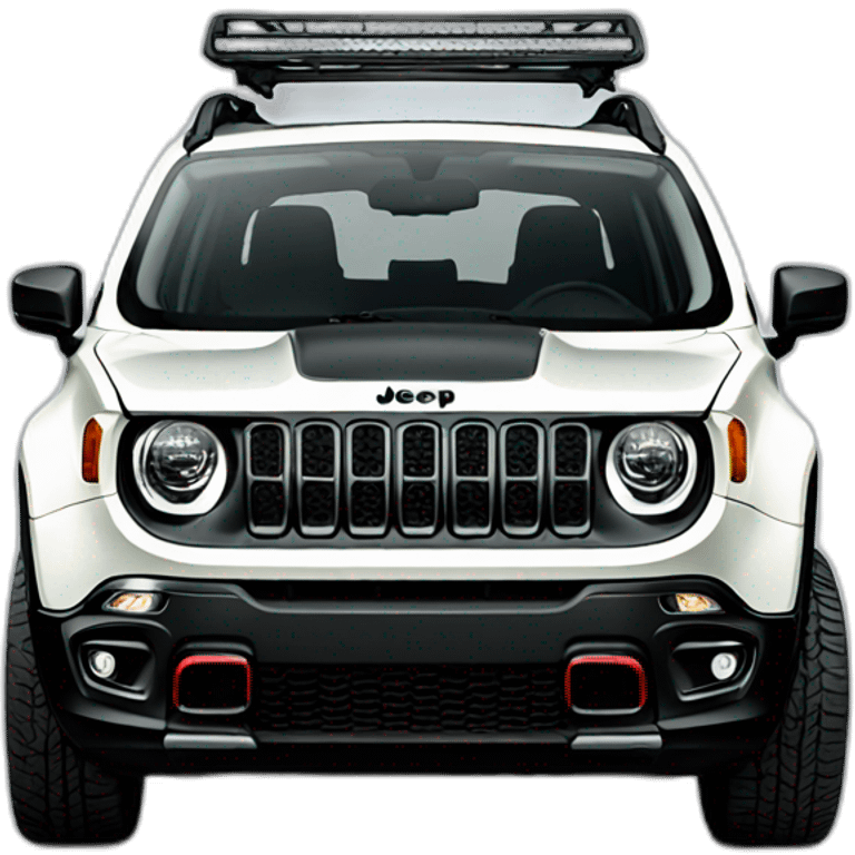 Jeep Renegade White emoji