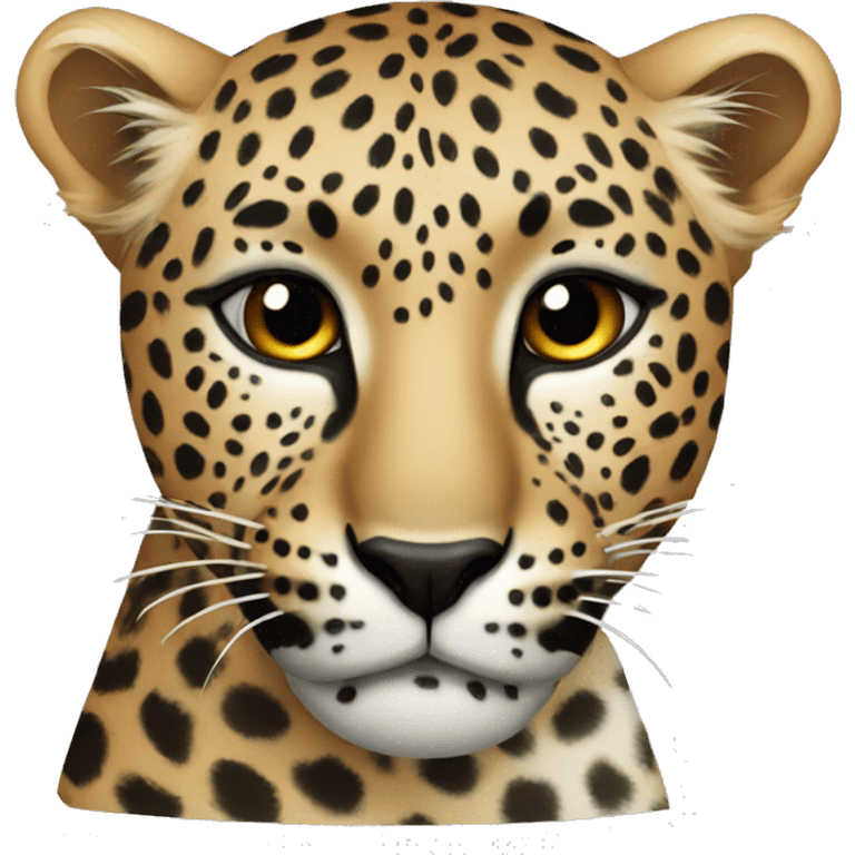 the animal leopard  emoji