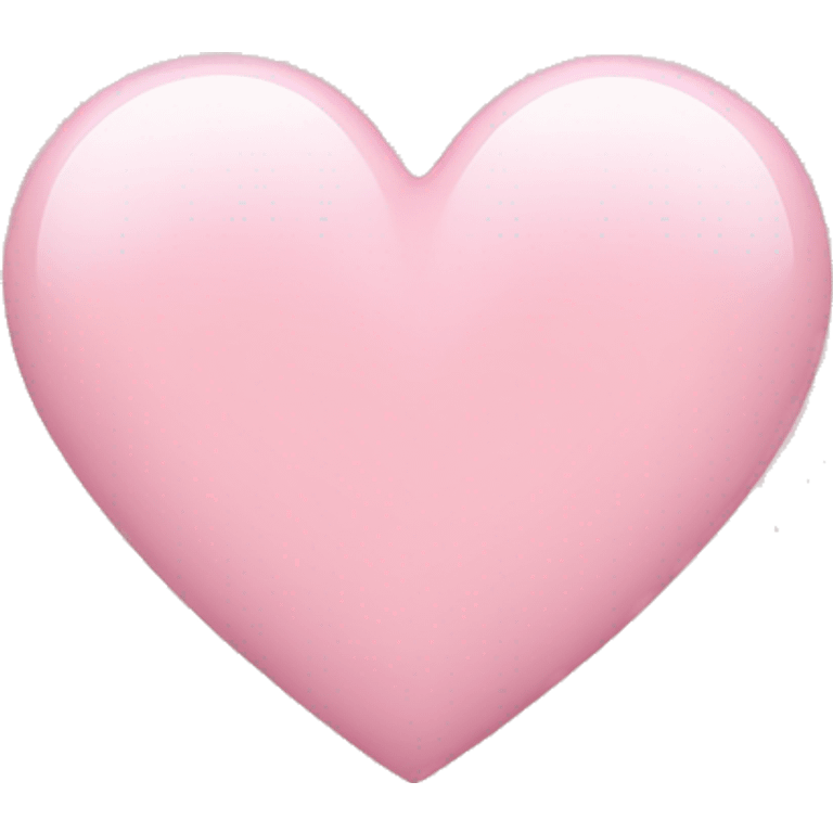 Light pink heart emoji