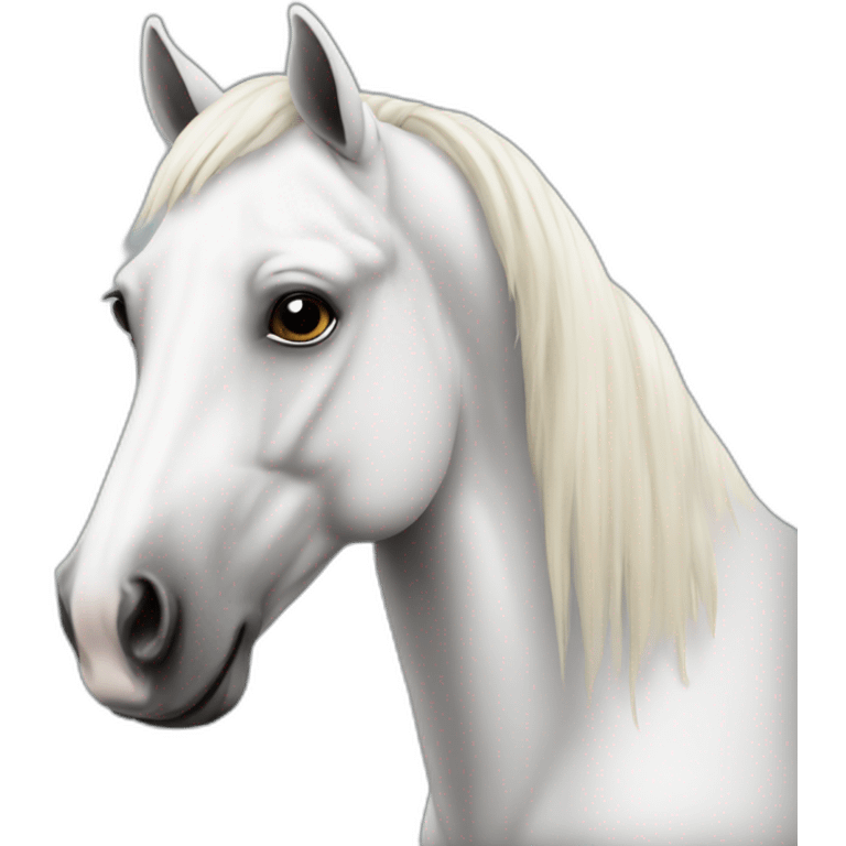 horse  white emoji