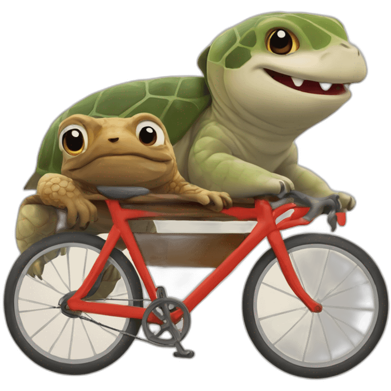 Tour de Pise avec loutre et tortue emoji