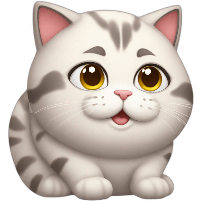 cat chubby emoji