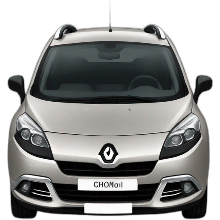 renault scenic Gris cassiopee car emoji