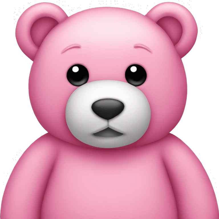 pink teddy bear emoji