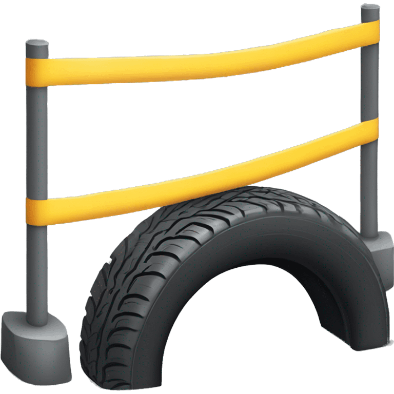 tyre barrier emoji