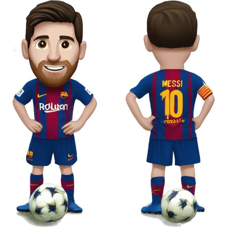 Create an emoji de messi emoji