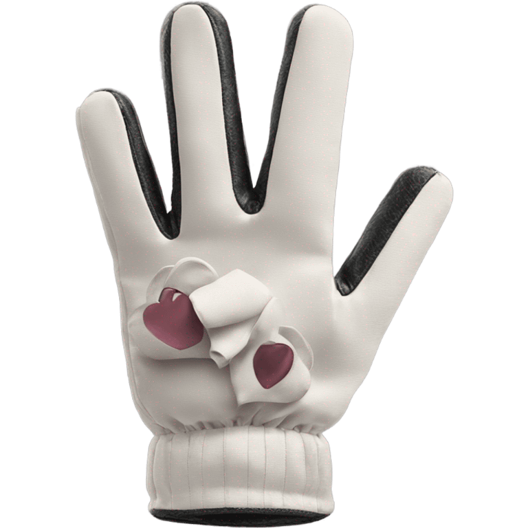 beautiful women's gloves emoji