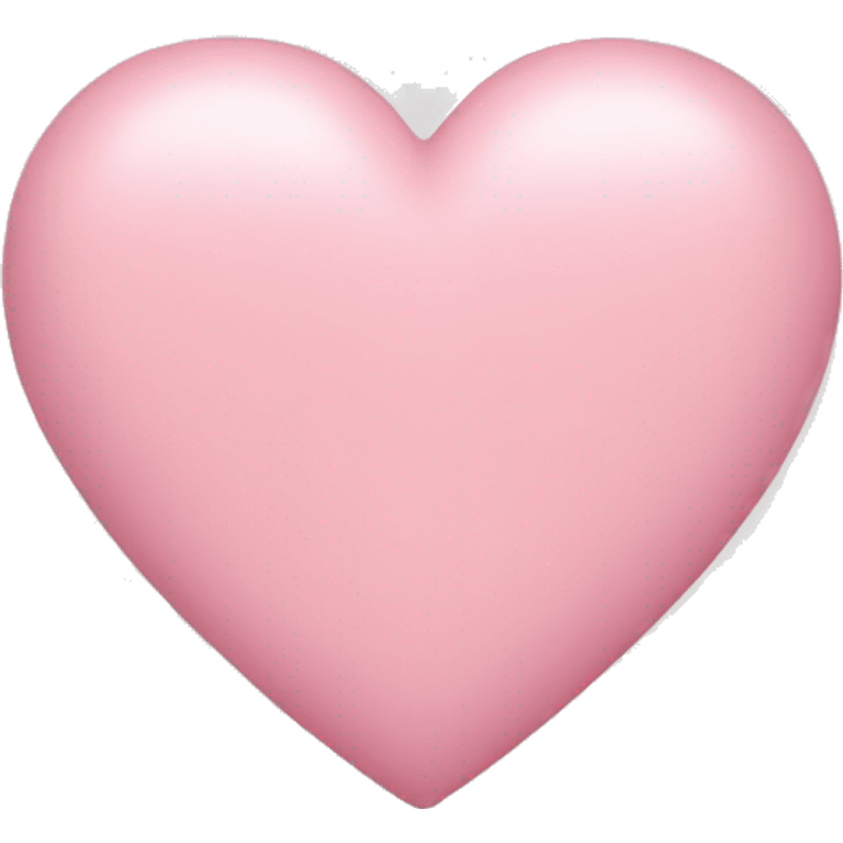 Light pink heart emoji