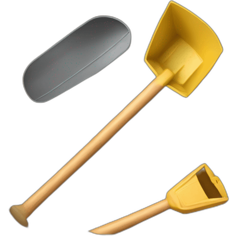 sandbox, toy shovel, toy bucket emoji