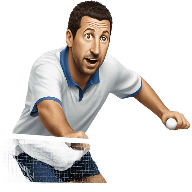 Adam Sandler playing ping pong  emoji