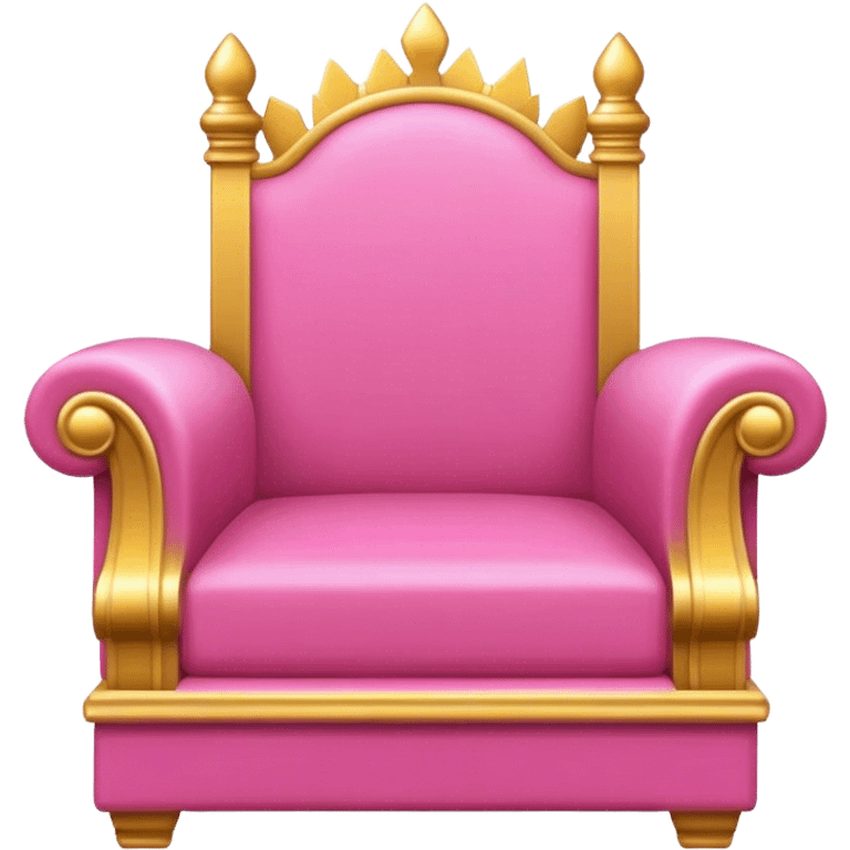 Pink throne  emoji