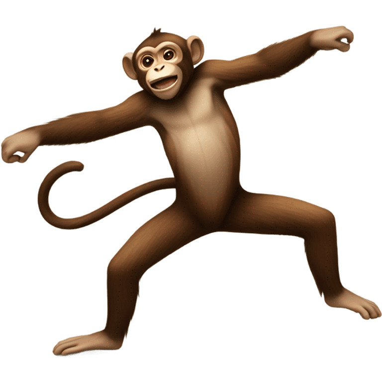 Dancing monkey emoji