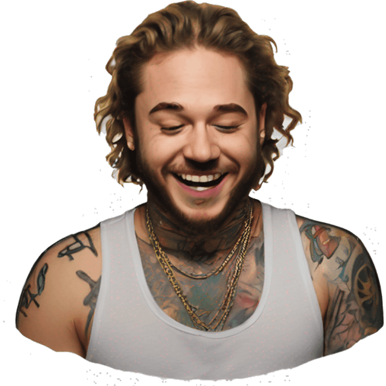 post malone tattoo emoji