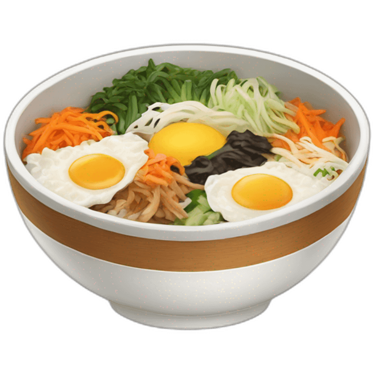 bowl of bibimbap emoji